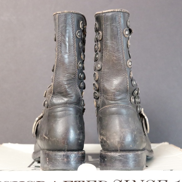 Distressed Frye Jenna moto boot size 6 - Picture 6 of 9